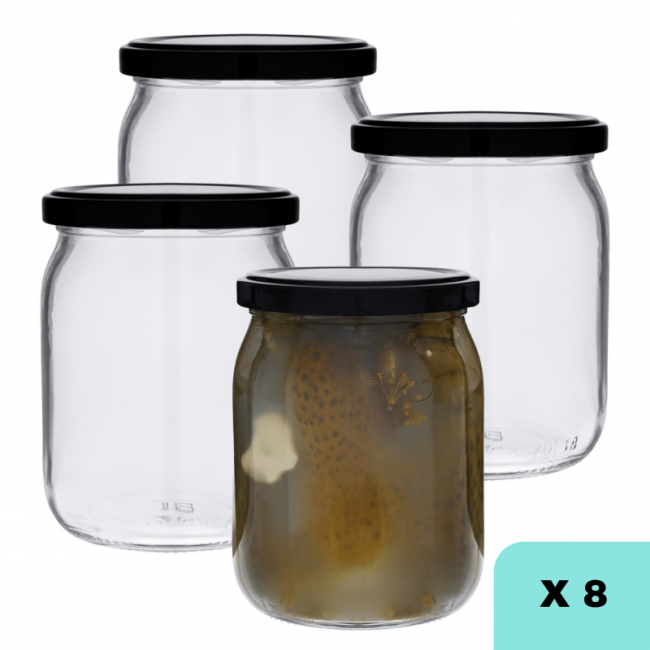 Słoik szklany 525 ml x8szt