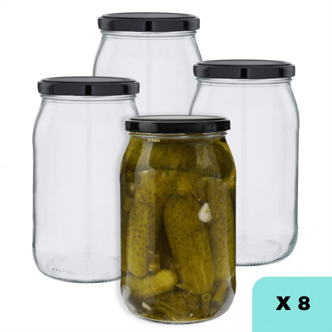 Słoik szklany 900 ml x8szt