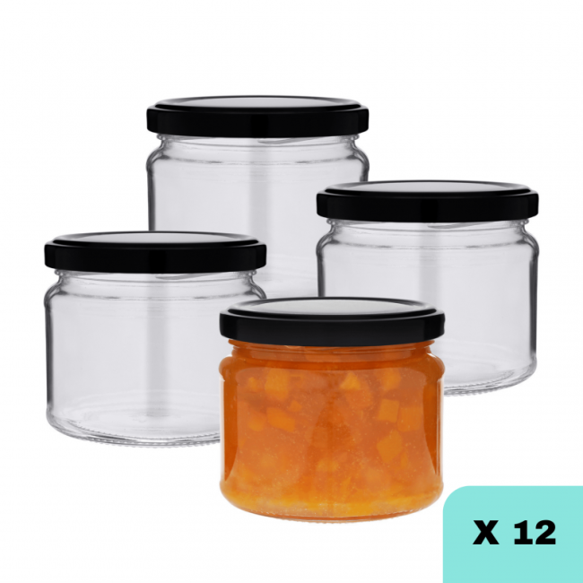 Słoik szklany 330 ml x12szt