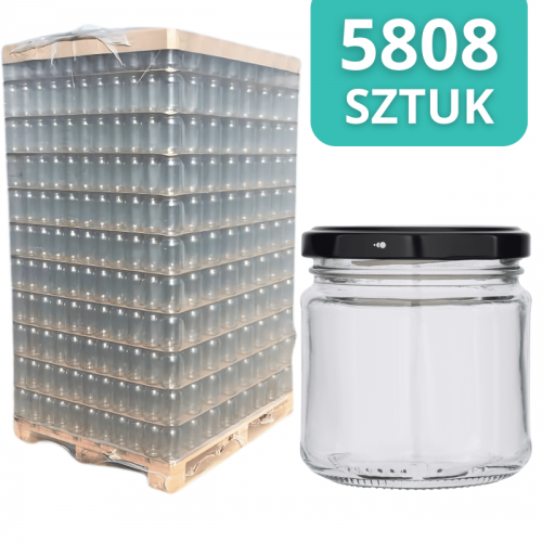 Słoik szklany 200 ml - PALETA - 5808 szt. (LUZ)