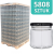 Słoik szklany 200 ml - PALETA - 5808 szt. (LUZ)