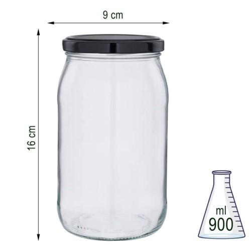Słoik szklany 900 ml x32szt