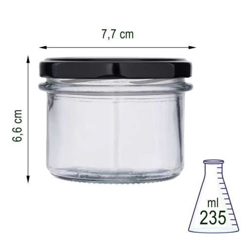 Słoik szklany 235 ml x120szt.