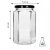 Słoik szklany 385ml x12szt