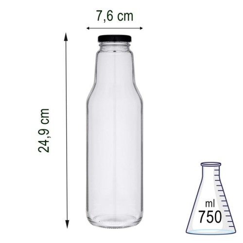 BUTELKA 750ML X12SZT