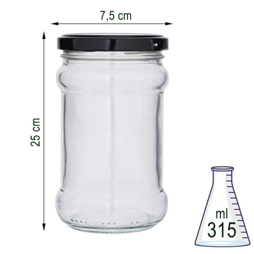 Słoik szklany 315 ml x72szt
