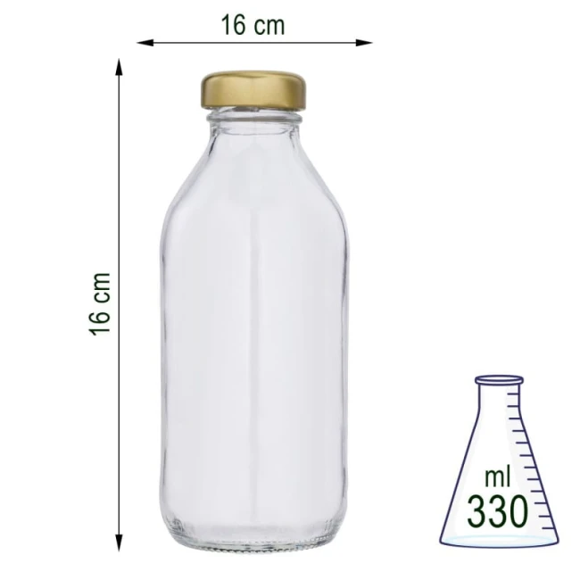 BUTELKA 330ML (kubuś) - PALETA - 3576 szt. (LUZ)