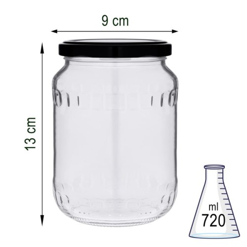 Słoik szklany 720 ml x 32szt