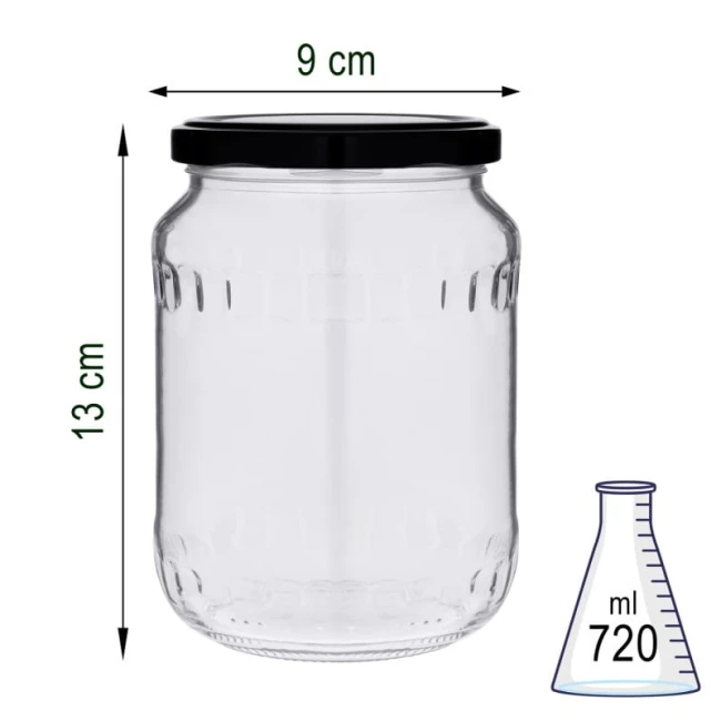 Słoik szklany 720 ml x 32szt