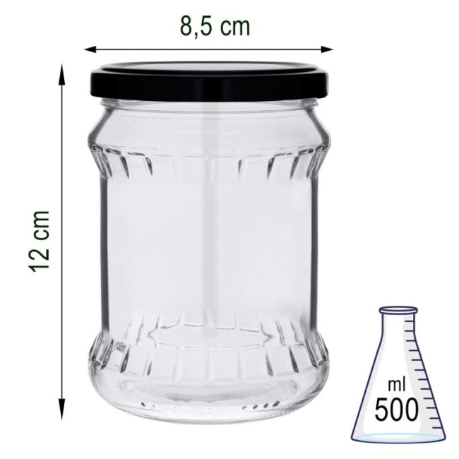 Słoik szklany 500 ml x48szt