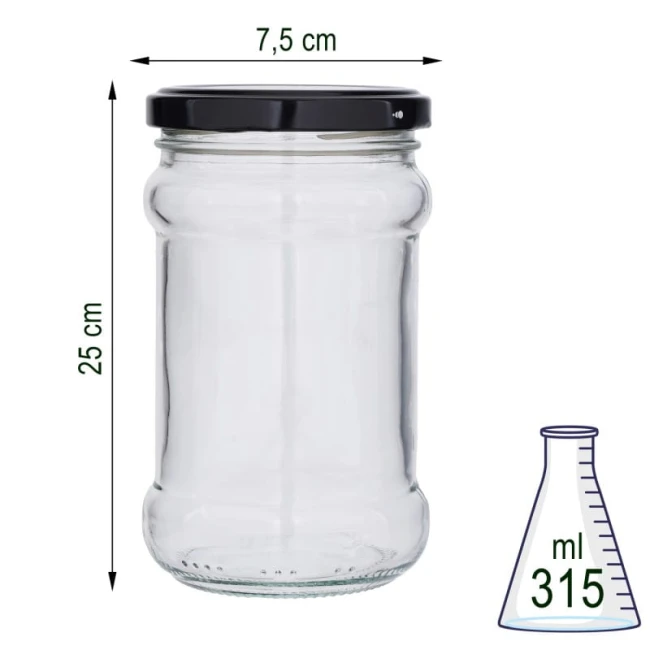 Słoik szklany 315 ml x12szt