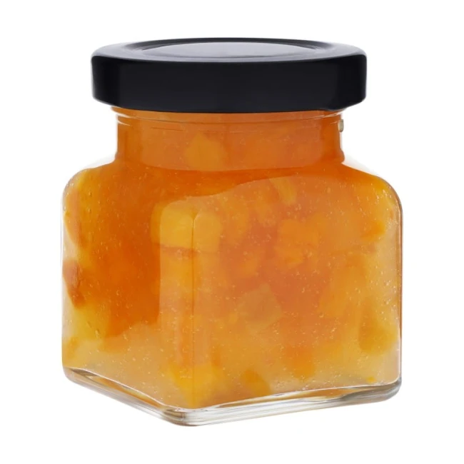 Słoik szklany 120 ml KWADRAT x 24 szt.