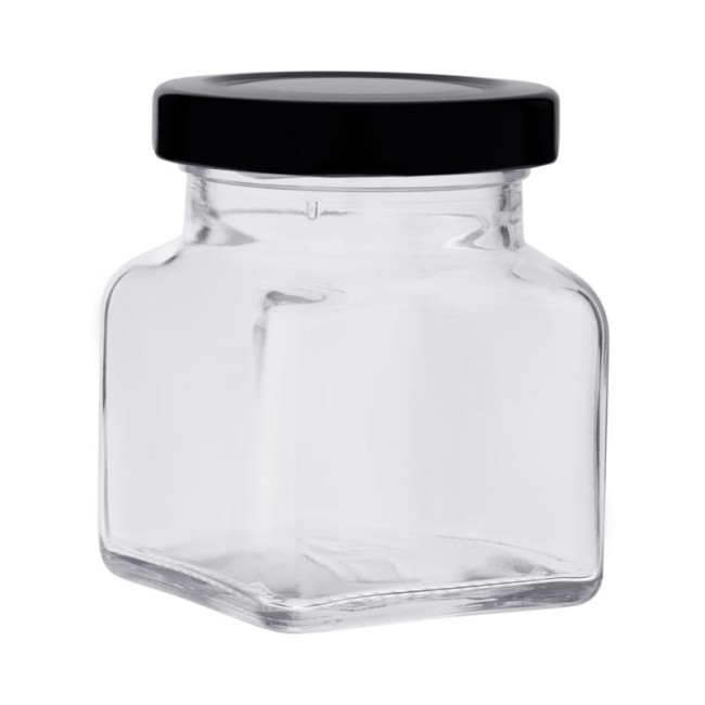 Słoik szklany 120 ml KWADRAT x 24 szt.